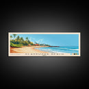 Alappuzha Beach, India Panoramic Print, Vacation Gift, India Wall Art, Beach Painting, Beach Decor, Large Wall Art, Wood Frame Art