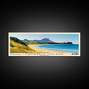 Campbell Island, New Zealand Panoramic Print, Vacation Gift, New Zealand Wall Art, Beach Painting, Beach Decor, Large Wall Art, Wood Frame Art
