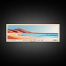 Dalia Beach, Morocco Panoramic Beach Print, Vacation Gift, Morocco Wall Art, Beach Painting, Beach Decor, Beach Painting