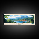 Flores, Indonesia Panoramic Beach Print, Vacation Gift, Indonesia Wall Art, Beach Painting, Beach Decor, Beach Painting