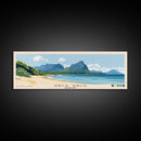 Gris Gris, Mauritius Panoramic Print, Vacation Gift, Mauritius Wall Art, Beach Painting, Beach Decor, Beach Or Lakehouse Art