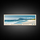 Kommetjie Beach, South Africa Panoramic Beach Print, Vacation Gift, South Africa Wall Art, Framed Canvas Print, Framed Beach Painting