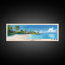 Lily Beach, Maldives Panoramic Print, Vacation Gift, Maldives Wall Art, Vacation Wall Art, Vacatation Memories, Beach Decor, Beach Or Lakehouse Art