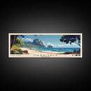 Manafiafy, Madagascar Panoramic Print, Vacation Gift, Madagascar Wall Art, Beach Painting, Beach Decor, Large Wall Art, Wood Frame Art