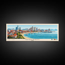 Qingdao, China Panoramic Beach Print, Vacation Gift, China Wall Art, Beach Painting, Beach Decor, Beach Painting