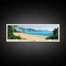 Repulse Bay Beach, Hong Kong Panoramic Print, Vacation Gift, Hong Kong Wall Art, Vacation Wall Art, Vacatation Memories, Beach Decor, Beach Or Lakehouse Art