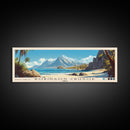 Robinson Crusoe, Chile Panoramic Print, Vacation Gift, Chile Wall Art, Beach Painting, Beach Decor, Large Wall Art, Wood Frame Art