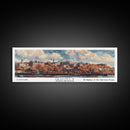 Quincy Massachusetts Panoramic Print, Creative Framed Canvas Print, City Travel Poster, Wall Art, Home Decor, Unique Gift