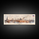 Penza Russia Wall Art, Panoramic Travel Poster, Panoramic Framed Canvas Print, City Wall Art, Wall Hanging Home Decor, Travel Art