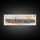 Jonkoping Sweden Travel Print Wall Art, Panoramic City Art, Travel Art, Wall Decor, Vacation Gift, Framed Canvas Print Or Metal Art