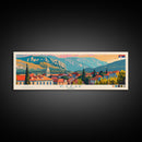 Čačak Serbia Wall Art, Panoramic Travel Poster, Panoramic Framed Canvas Print, City Wall Art, Wall Hanging Home Decor, Travel Art