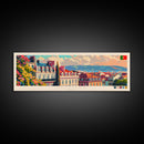 Coimbra Portugal Travel Art, City Art, Framed Canvas Print or Metal Wall Art, Europe Travel Poster, Panoramic Wall Art, Extra Wide Wall Art
