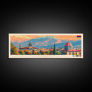 Gyumri Armenia Travel Print Wall Art, Panoramic City Art, Travel Art, Wall Decor, Vacation Gift, Framed Canvas Print Or Metal Art