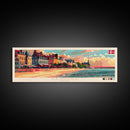 Randers Denmark Travel Art, City Art, Framed Canvas Print or Metal Wall Art, Europe Travel Poster, Panoramic Wall Art, Extra Wide Wall Art