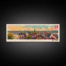Roskilde Denmark Travel Art, City Art, Framed Canvas Print or Metal Wall Art, Europe Travel Poster, Panoramic Wall Art, Extra Wide Wall Art