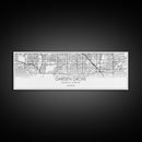 Panoramic Garden Grove City Map, California Art, Map Print, Minimalist Wall Art, Canvas Art, Housewarming Gift, Street Map Art, Closing Gift