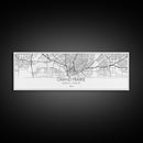 Panoramic Grand Prairie City Map, Texas Art, Map Print, Minimalist Wall Art, Canvas Art, Housewarming Gift, Street Map Art, Closing Gift