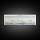 Mount Everest Travel Print Wall Art, Travel Poster Print, Retro Style COUNTRY Home Decor, Wall Hanging, Travel Gift Idea, Unique Metal Art