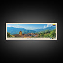 Bello, Colombia Panoramic Travel Poster Canvas Print, Bello, Colombia Painting, Colombia Art, Bello Panoramic Travel Art, Travel Painting
