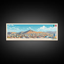 Hermosillo, Mexico Travel Poster Panoramic Canvas Print, Hermosillo, Mexico Painting, Mexico Art, Hermosillo Travel Art, Guest Room Painting