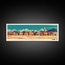 Kassala,  Sudan Panoramic Travel Poster Canvas Print, Kassala,  Sudan Painting,  Sudan Art, Kassala Travel Art, Guest Room Painting