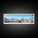 Mecca, Saudi Arabia Travel Poster Panoramic Canvas Print, Mecca, Saudi Arabia Painting, Saudi Arabia Art, Mecca Travel Art, Guest Room Painting