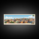 Mekelle, Ethiopia Panoramic Travel Poster Canvas Print, Mekelle, Ethiopia Painting, Ethiopia Art, Mekelle Panoramic Travel Art, Travel Painting