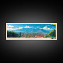 Neiva, Colombia Panoramic Travel Poster Canvas Print, Neiva, Colombia Painting, Colombia Art, Neiva Panoramic Travel Art, Travel Painting
