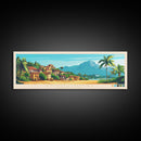 Panoramic Travel Poster Pointe-Noire, Republic of the Congo Canvas Print, Pointe-Noire, Republic of the Congo Painting, Republic of the Congo Art, Pointe-Noire Travel Art, Guest Room Painting