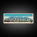 Pretoria, South Africa Panoramic Travel Poster Canvas Print, Pretoria, South Africa Painting, South Africa Art, Pretoria Travel Art, Living Room Painting