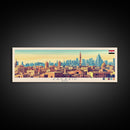 Zagazig, Egypt Panoramic Travel Poster Canvas Print, Zagazig, Egypt Painting, Egypt Art, Zagazig Panoramic Travel Art, Travel Painting