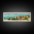 Addis Ababa, Ethiopia Panoramic Canvas Print, Addis Ababa, Ethiopia Painting, Ethiopia Art, Addis Ababa Travel Poster, Travel Art, Housewarming Gift