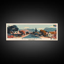 Botshabelo, South Africa Panoramic Canvas Print, Botshabelo, South Africa Painting, South Africa Art, Botshabelo Travel Poster, Travel Art, Guest Room Painting