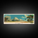 Brasilia, Brazil Panoramic Canvas Print, Brasilia, Brazil Painting, Brazil Art, Brasilia Travel Poster, Travel Art, Housewarming Gift