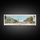 Chichester, England Panoramic Canvas Print, Chichester, England Painting, England Art, Chichester Travel Poster, Travel Art, Housewarming Gift