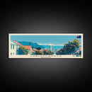 Christchurch, New Zealand Panoramic Canvas Print, Christchurch, New Zealand Painting, New Zealand Art, Christchurch Travel Poster, Travel Art, Housewarming Gift