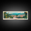 Envigado, Colombia Panoramic Canvas Print, Envigado, Colombia Painting, Colombia Art, Envigado Travel Poster, Travel Art, Guest Room Painting