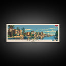 Fayyum, Egypt Panoramic Canvas Print, Fayyum, Egypt Painting, Egypt Art, Fayyum Travel Poster, Travel Art, Housewarming Gift