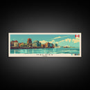 Halifax, Canada Panoramic Canvas Print, Halifax, Canada Painting, Canada Art, Halifax Travel Poster, Travel Art, Vacation Gift