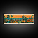 Kumasi, Ghana Panoramic Canvas Print, Kumasi, Ghana Painting, Ghana Art, Kumasi Travel Poster, Travel Art, Living Room Painting