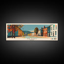 Newry, Ireland Panoramic Canvas Print, Newry, Ireland Painting, Ireland Art, Newry Travel Poster, Travel Art, Guest Room Painting