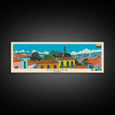 Pereira, Colombia Panoramic Canvas Print, Pereira, Colombia Painting, Colombia Art, Pereira Travel Poster, Travel Art, Guest Room Painting
