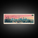 Riyadh, Saudi Arabia Panoramic Canvas Print, Riyadh, Saudi Arabia Painting, Saudi Arabia Art, Riyadh Travel Poster, Travel Art, Housewarming Gift