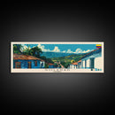 Soledad, Colombia Panoramic Canvas Print, Soledad, Colombia Painting, Colombia Art, Soledad Travel Poster, Travel Art, Guest Room Painting