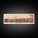 Sudbury, Canada Panoramic Canvas Print, Sudbury, Canada Painting, Canada Art, Sudbury Travel Poster, Travel Art, Guest Room Painting