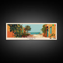 Thies, Senegal Panoramic Canvas Print, Thies, Senegal Painting, Senegal Art, Thies Travel Poster, Travel Art, Guest Room Painting