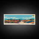 Tiquipaya, Bolivia Panoramic Canvas Print, Tiquipaya, Bolivia Painting, Bolivia Art, Tiquipaya Travel Poster, Travel Art, Guest Room Painting