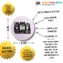 Fuck Trump Vintage Kittens LARGE 2.25" Button Pin Anti-Trump | Cat Lover Pinback Button Badge