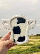Autumn Flannel Mini Cow Head Dough Bowl
