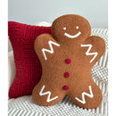 Gingerbread Man & Girl Holiday Pillow Set